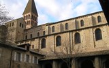 Poznávací zájezd - Burgundsko - Francie - Beaujolais - Tournus, sv.Philibert, klášterní kostel, 1006-11209