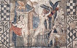 Poznávací zájezd - Maroko - Maroko - Volubilis, římské památky z 1. až 3.století n.l., mozaika Diana vystupuje z lázně