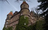Krakow, Wroclaw, Wieliczka a UNESCO 2020 - Polsko - Ksiąž, Z křídlo, hrad od 1392 českých králů (přes Annu Svídnickou)
