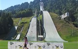 Zámky Ludvíka Bavorského 2020 - Německo - Garmisch-Partenkirchen, lyžařské můstky