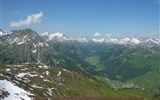 Lechtalské Alpy 2020 - Rakousko - pohled z vrcholu Rüfikopf (2350 m)