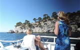Přírodní parky a památky Provence s koupáním - Francie - na výletě lodí do přírodnhoí parku Calanques