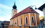 Advent ve Štýrsku a v Salcburku s čerty - Rakousko - Schladming - Stadtpfarrkirche, gotický, 1522-32 rozšířen