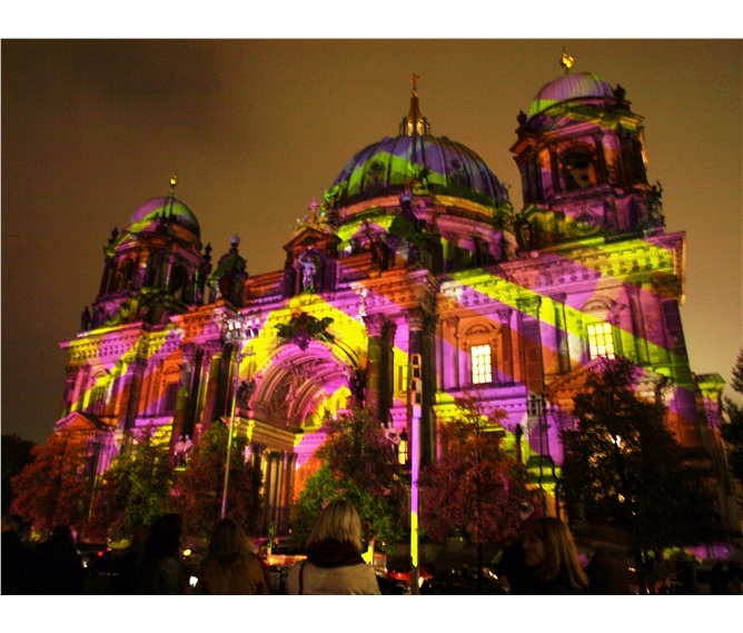 Berlín a večerní slavnost světel 2020 - Německo - Berlín - Festival světel
