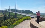 Zelený ráj Francie, kaňony, víno a památky UNESCO 2020 - Francie - Millau - most dle návrhu M.Virlogeuxe a N.Fostera