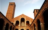 Milano - adventní víkend v Itálii - Itálie - Milán - bazilika sv.Ambrože, 8.stol, přestavěna 1080-1144