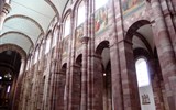 Údolí Neckaru, Heidelberg a Falcký les - Německo - Porýní - Špýr, dóm, 2.největší románský kostel Evropy (po Cluny), 134x43 metrů