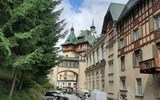 Semmering - dráha UNESCO, vlak Salamander, termály a čokoládový ráj 2020 - Rakousko - Semmering - městečko plné hotelů a penziónů, ročně přes 100.000 turistů (foto A.Frčková)