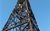Sedm divů Slezska vlakem 2020 - Polsko - Gliwice - věž radiostanice, 111 m vysoká, nejvyšší dřevěná stavba Evropy