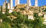Poznávací zájezd - Itálie - Itálie - Toskánsko - San Gimignano, rodové věže tvoří typickou siluetu města