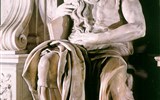 Poznávací zájezd - Řím - Itálie -  Řím - Michelangelova socha Mojžíše (1514-16) v S.Pietro in Vincoli