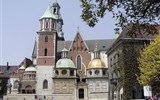Poznávací zájezd - Polsko - Polsko - Krakov - katedrála sv. Stanislava a Václava, 1320-64, na místě románské katedrály sv.Václava z roku 1038
