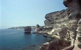 Poznávací zájezd - Korsika - Francie - Korsika - vápencové útesy u Bonifacia