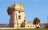 Poznávací zájezd - Lisabon - Portugalsko - Lisabon - Belémská věž (Torre de Belém), 1515-21 na paměť výpravy Vasco de Gamy v manuelském stylu