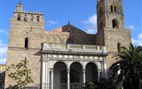 Poznávací zájezd - Sicílie - Itálie - Sicílie - Monreale, katedrála Nanebevzetí P.Marie, 1174-82, silný vliv byzyntského slohu