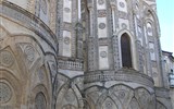 Poznávací zájezd - Sicílie - Itálie - Sicílie - Monreale, katedrála postavená 1174-1200 z nádherné šedé žuly