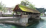 Poznávací zájezd - Švýcarsko - Švýcarsko - Luzern - dřevěný most Spreuerbrücke z 13.století