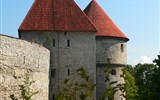 Poznávací zájezd - Estonsko - Pobaltí - Estonsko - Tallinn - dochované zbytky opevnění hanzovního města z 13. až 15.století