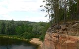Národní parky Pobaltí a estonské ostrovy 2020 - Pobaltí, Lotyšsko, NP Gaujas, Erglu, útesy