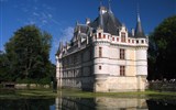 Poznávací zájezd - Zámky na Loiře - Francie - Loira -  zámek Azay-le-Rideau, 1515-27, jeden z prvních renesančních francouzských zámků, na ostrově řeky Indre Foto:Janata