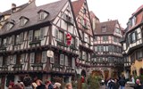 Poznávací zájezd - Alsasko - Francie - Alsasko -  Colmar, hrázděné domy vládnou v celém historickém centru
