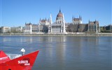 Poznávací zájezd - Budapešť a okolí - Maďarsko v- Budapešť - novogotický parlament, postaven na přelomu 19. a 20.století, 691 místností