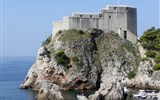 Poznávací zájezd - Chorvatsko - Chorvatsko, Dubrovník, pevnost u vjezdu do přístavu vybudovaná proti nájezdům pirátů