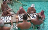 Poznávací zájezd - Budapešť a okolí - Maďarsko, šachisté v bazénu