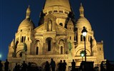 Poznávací zájezd - Francie - Francie, Paříž, večerní Sacré Coeur