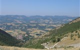 Poznávací zájezd - Umbrie - Itálie, Umbrie, pohled z Monte Cucco