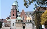 Adventní Krakov, Vělička a památky UNESCO - Polsko - Krakow - katedrála původně románská, 1320-64 goticky přestavěna, později výrazně barokizována